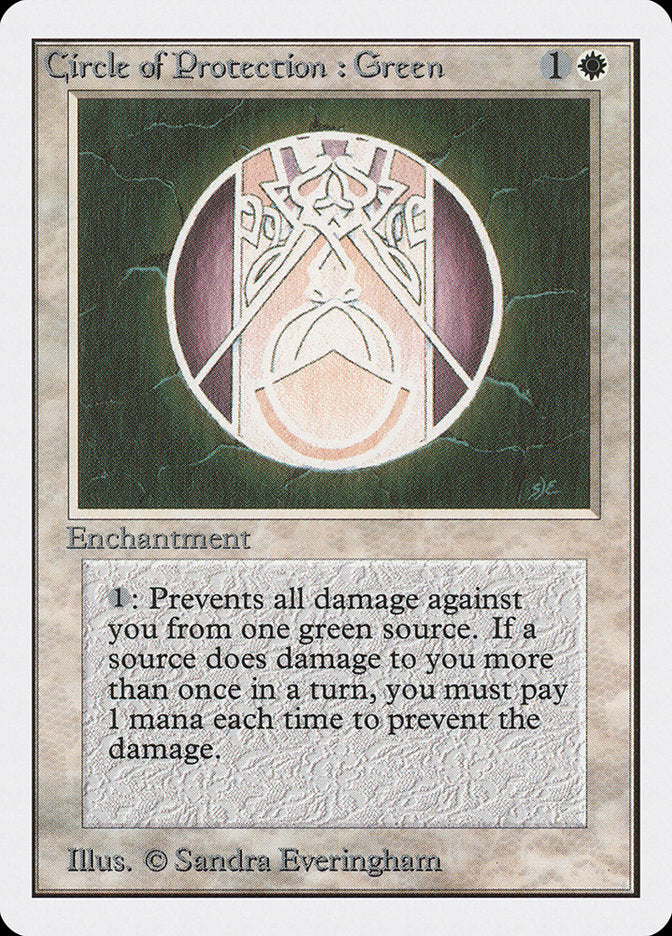 Magic | Circle of Protection: Green [Unlimited Edition] | The Nerd Merchant