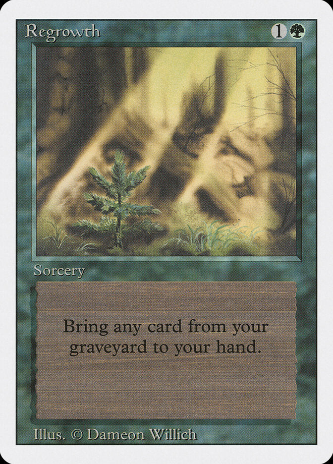 Magic | Regrowth [Revised Edition] | The Nerd Merchant