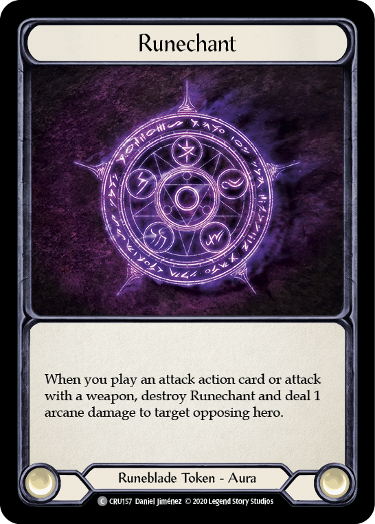 Flesh and Blood TCG | Runechant [CRU157] (Crucible of War)  1st Edition Rainbow Foil | The Nerd Merchant