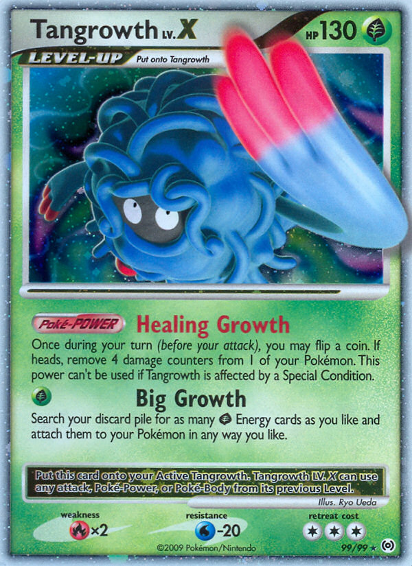 Pokemon | Tangrowth LV.X (99/99) [Platinum: Arceus] | The Nerd Merchant