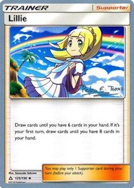 Pokemon | Lillie (125/156) (Dragones y Sombras - Pedro Eugenio Torres) [World Championships 2018] | The Nerd Merchant