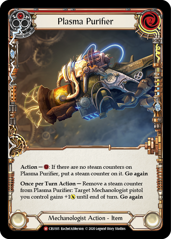 Flesh and Blood TCG | Plasma Purifier [CRU105] (Crucible of War)  1st Edition Rainbow Foil | The Nerd Merchant