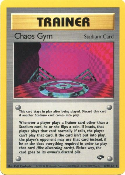 Pokemon | Chaos Gym (102/132) [Gym Challenge Unlimited] | The Nerd Merchant