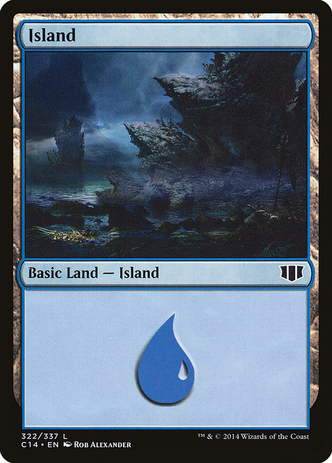 Magic | Island (322) [Commander 2014] | The Nerd Merchant