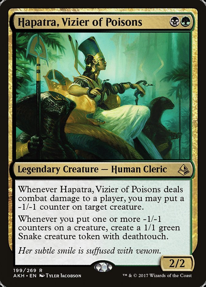 Magic | Hapatra, Vizier of Poisons [Amonkhet] | The Nerd Merchant