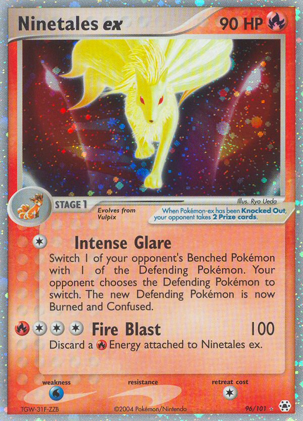 Pokemon | Ninetales ex (96/101) [EX: Hidden Legends] | The Nerd Merchant