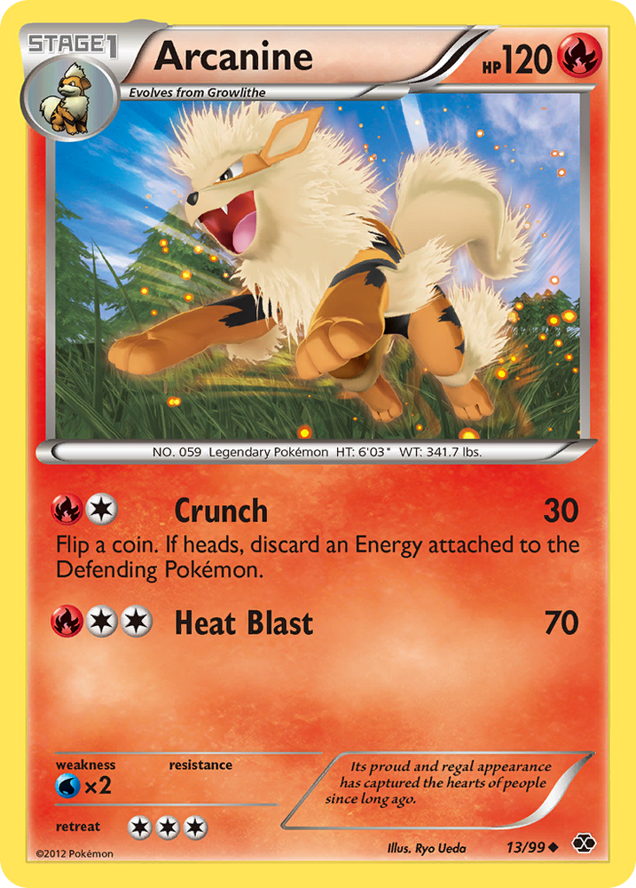 Pokemon | Arcanine (13/99) [Black & White: Next Destinies] | The Nerd Merchant
