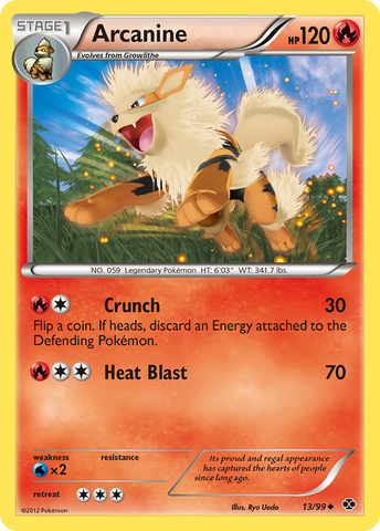 Pokemon | Arcanine (13/99) [Black & White: Next Destinies] | The Nerd Merchant