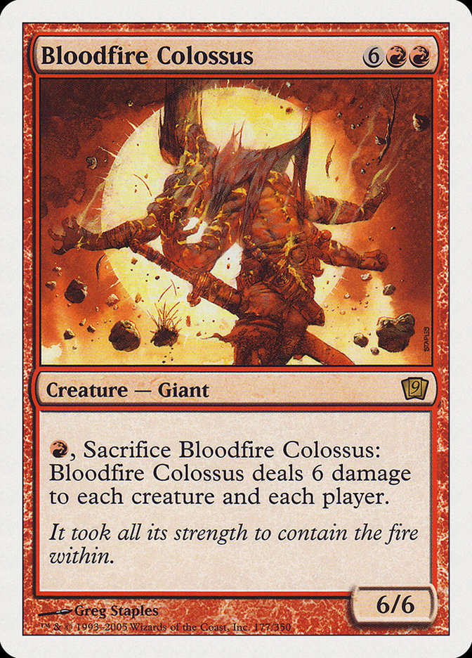 Magic | Bloodfire Colossus [Ninth Edition] | The Nerd Merchant