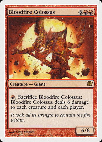 Magic | Bloodfire Colossus [Ninth Edition] | The Nerd Merchant