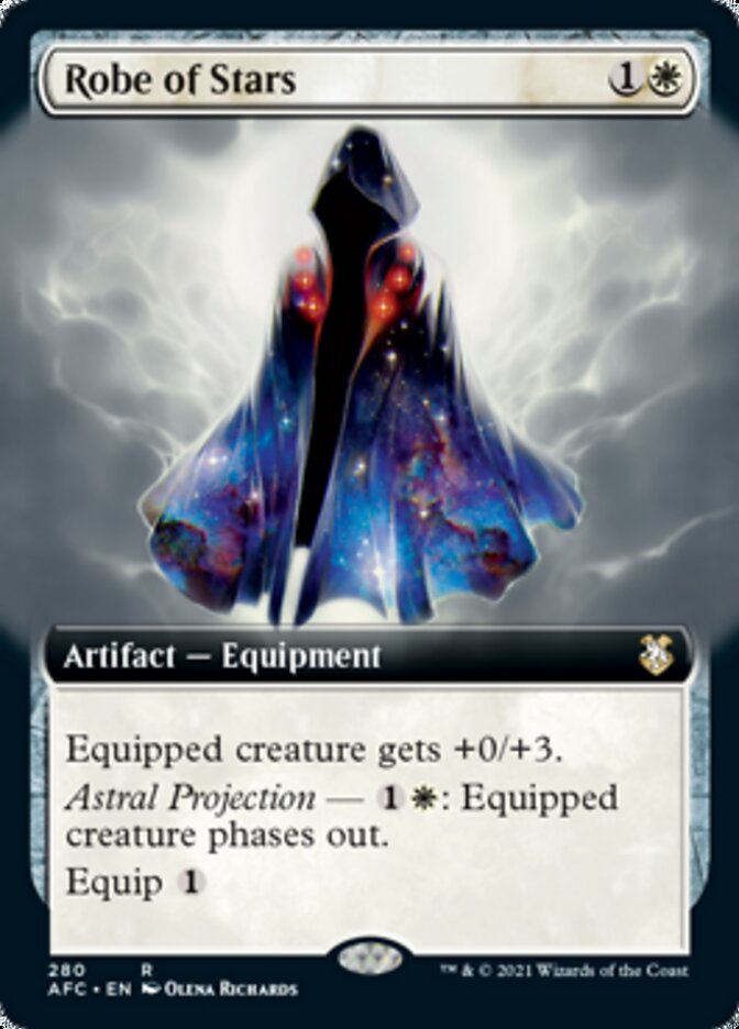 Magic | Robe of Stars (Extended Art) [Dungeons & Dragons: Adventures in the Forgotten Realms Commander] | The Nerd Merchant