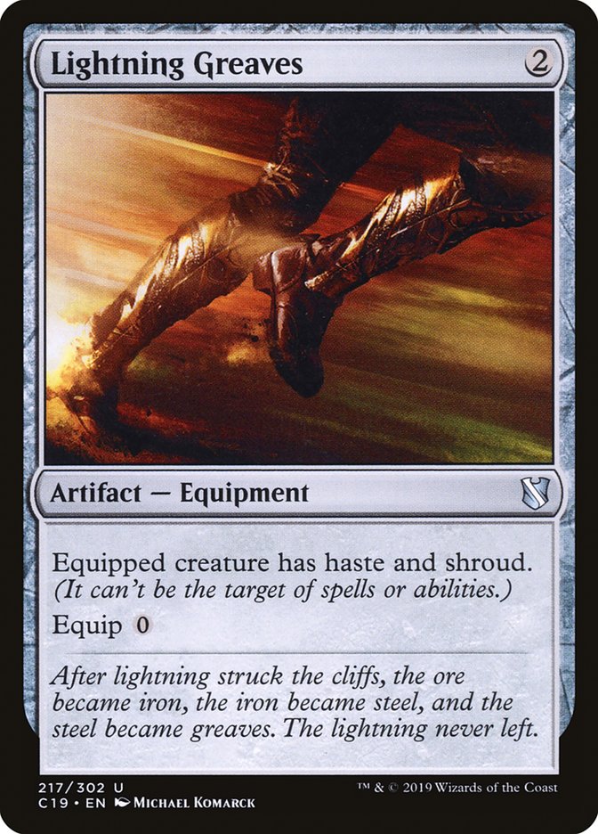 Magic | Lightning Greaves [Commander 2019] | The Nerd Merchant
