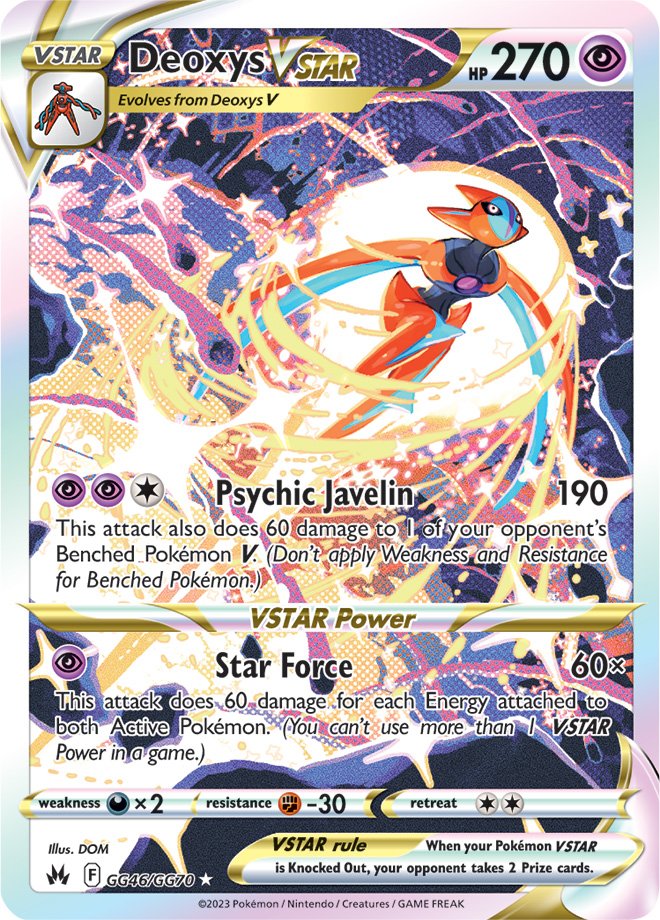 Pokemon | Deoxys VSTAR (GG46/GG70) [Sword & Shield: Crown Zenith] | The Nerd Merchant