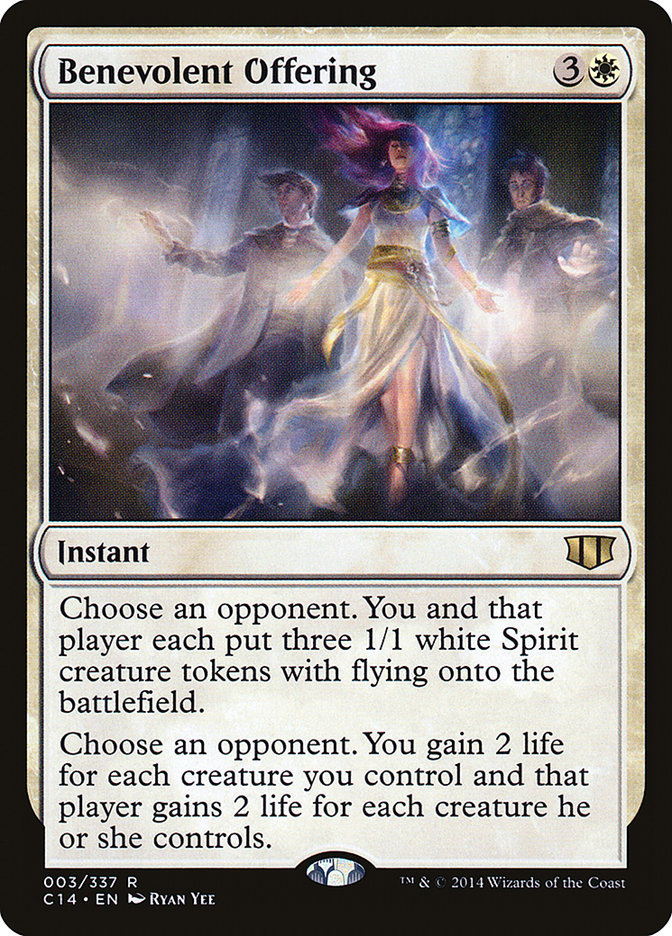 Magic | Benevolent Offering [Commander 2014] | The Nerd Merchant