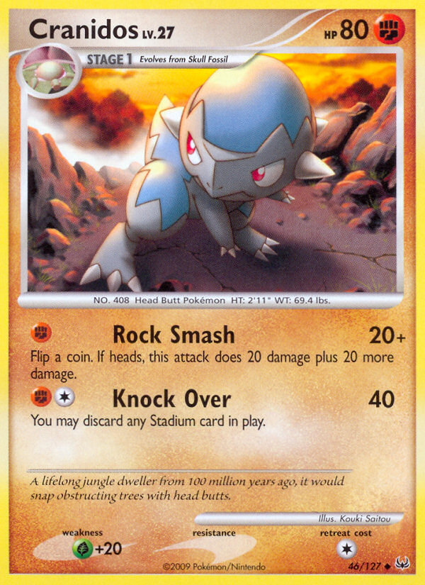 Pokemon | Cranidos (46/127) [Platinum: Base Set] | The Nerd Merchant