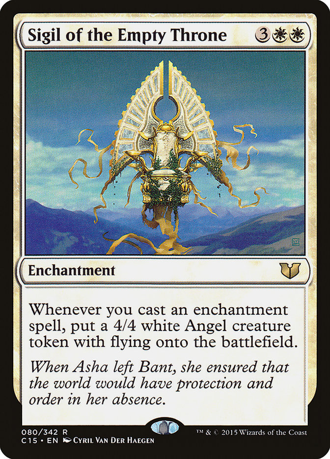 Magic | Sigil of the Empty Throne [Commander 2015] | The Nerd Merchant