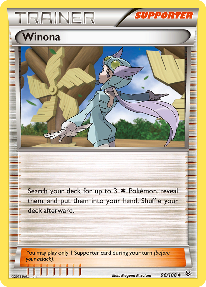Pokemon | Winona (96/108) [XY: Roaring Skies] | The Nerd Merchant