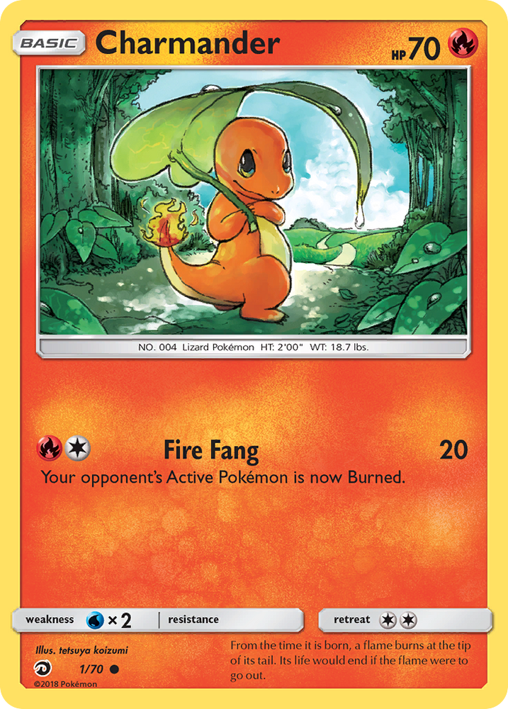 Pokemon | Charmander (1/70) [Sun & Moon: Dragon Majesty] | The Nerd Merchant