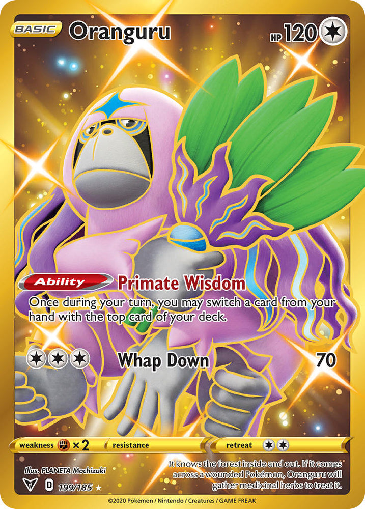 Pokemon | Oranguru (199/185) [Sword & Shield: Vivid Voltage] | The Nerd Merchant