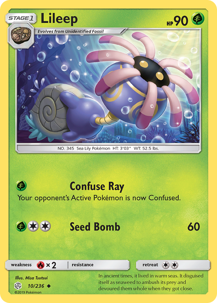 Pokemon| Lileep (10/236) [Sun & Moon: Cosmic Eclipse] | The Nerd Merchant