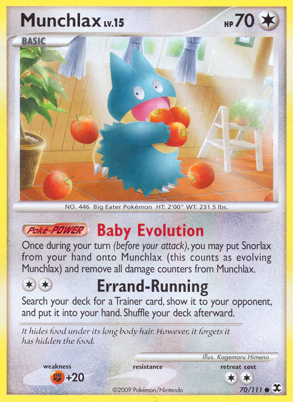 Pokemon | Munchlax (70/111) [Platinum: Rising Rivals] | The Nerd Merchant