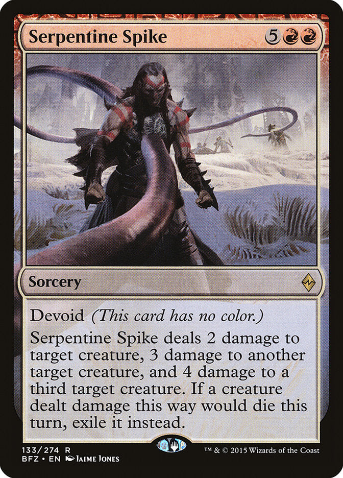 Magic | Serpentine Spike [Battle for Zendikar] | The Nerd Merchant
