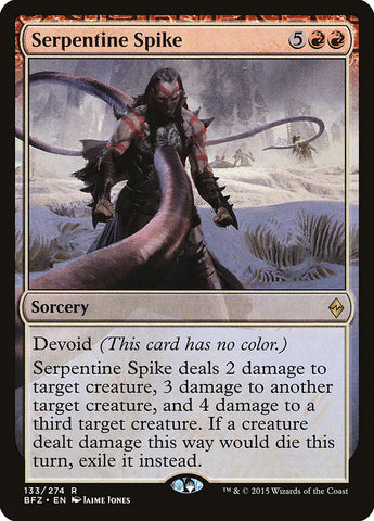 Magic | Serpentine Spike [Battle for Zendikar] | The Nerd Merchant