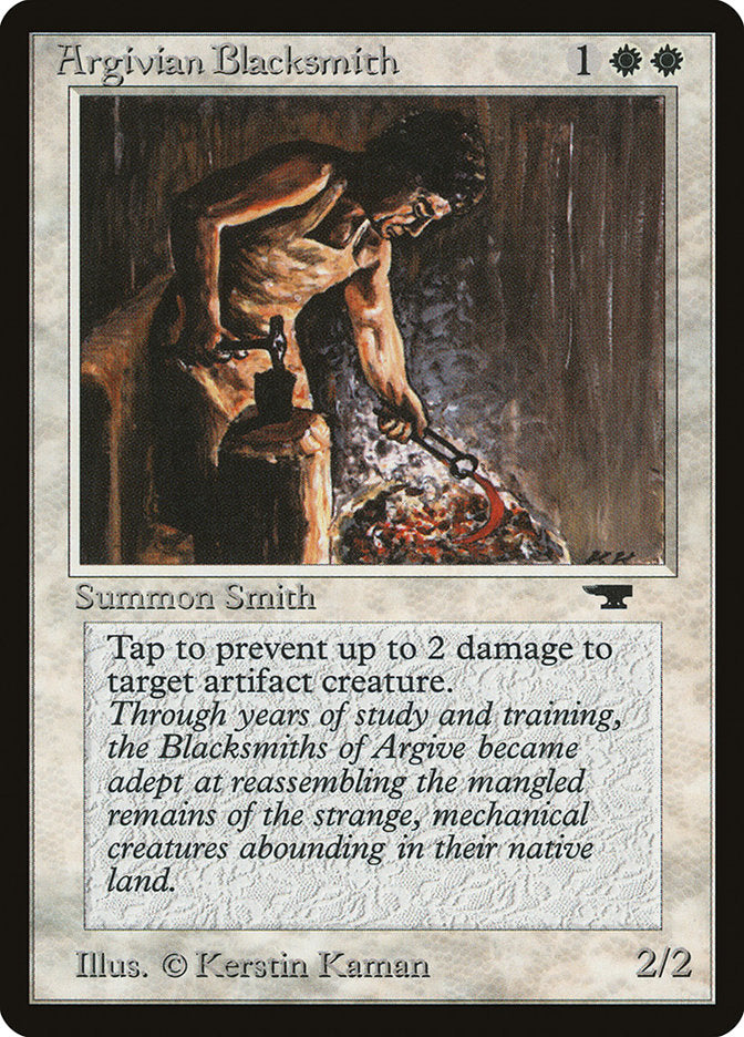 Magic | Argivian Blacksmith [Antiquities] | The Nerd Merchant