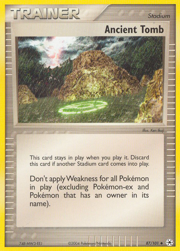 Pokemon | Ancient Tomb (87/101) [EX: Hidden Legends] | The Nerd Merchant