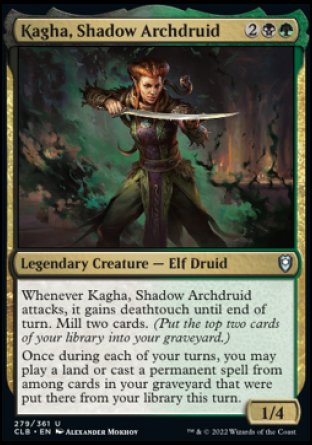 Magic | Kagha, Shadow Archdruid [Commander Legends: Battle for Baldur's Gate] | The Nerd Merchant
