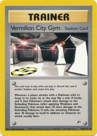 Pokemon | Vermilion City Gym (120/132) [Gym Heroes Unlimited] | The Nerd Merchant