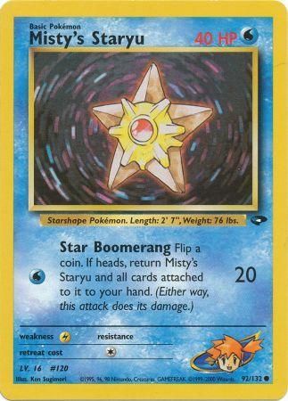 Pokemon | Misty's Staryu (92/132) [Gym Challenge Unlimited] | The Nerd Merchant
