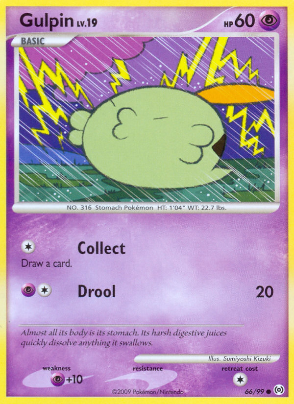 Pokemon | Gulpin (66/99) [Platinum: Arceus] | The Nerd Merchant