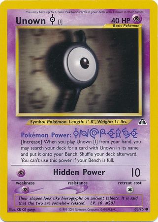 Pokemon | Unown [I] (68/75) [Neo Discovery Unlimited] | The Nerd Merchant