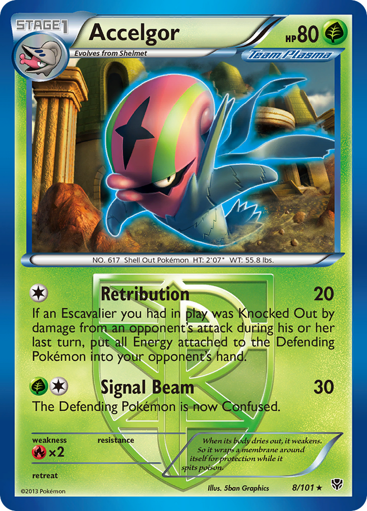 Pokemon | Accelgor (8/101) [Black & White: Plasma Blast] | The Nerd Merchant