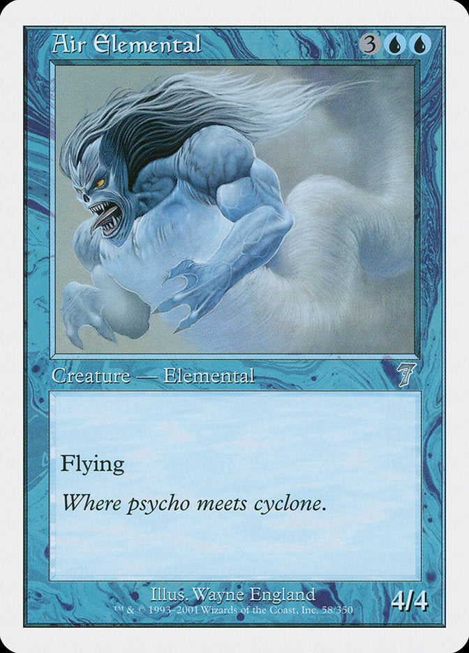 Magic | Air Elemental [Seventh Edition] | The Nerd Merchant