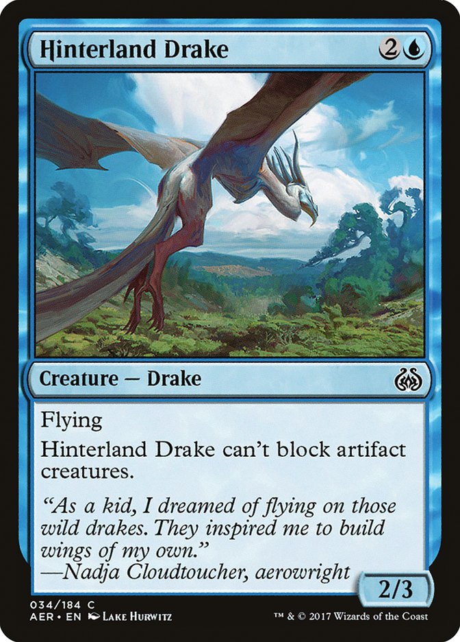 Magic | Hinterland Drake [Aether Revolt] | The Nerd Merchant