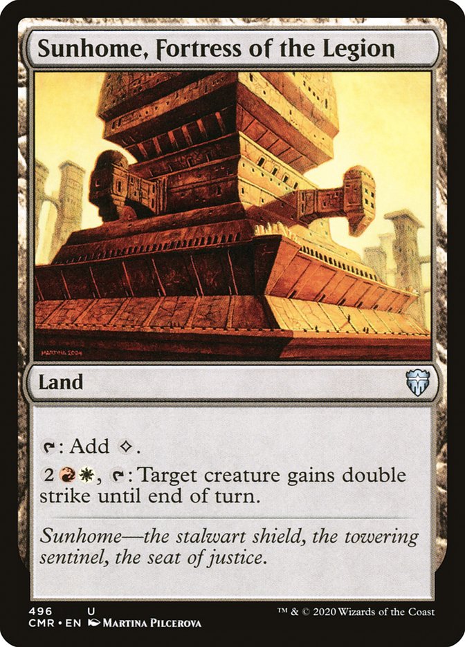 Magic | Sunhome, Fortress of the Legion [Commander Legends] | The Nerd Merchant