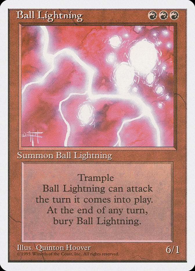 Magic | Ball Lightning [Fourth Edition] | The Nerd Merchant