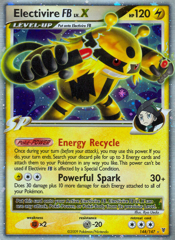 Pokemon | Electivire FB LV.X (144/147) [Platinum: Supreme Victors] | The Nerd Merchant