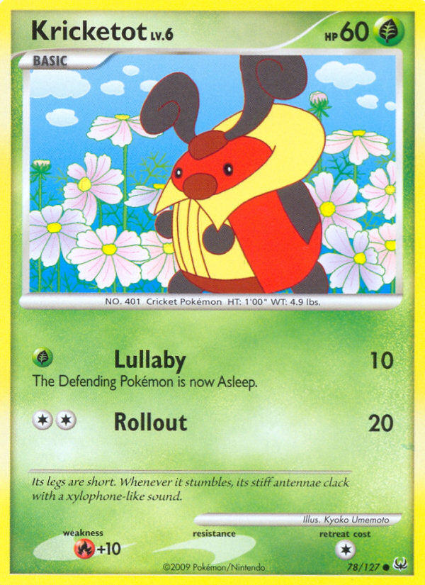 Pokemon | Kricketot (78/127) [Platinum: Base Set] | The Nerd Merchant