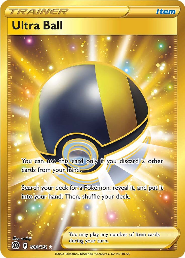 Pokemon | Ultra Ball (186/172) [Sword & Shield: Brilliant Stars] | The Nerd Merchant