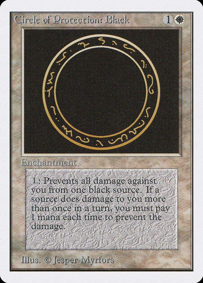 Magic | Circle of Protection: Black [Unlimited Edition] | The Nerd Merchant