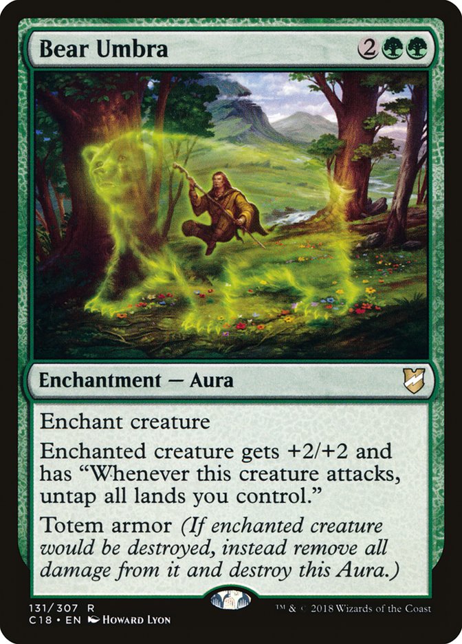 Magic | Bear Umbra [Commander 2018] | The Nerd Merchant