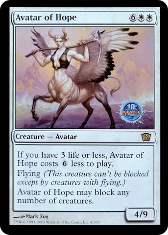 Magic | Avatar of Hope (Oversized) (Grand Prix Bangkok 2003) [Eighth Edition] | The Nerd Merchant