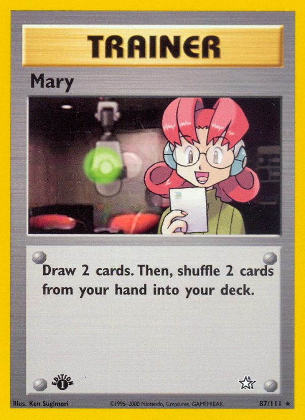 Pokemon | Mary (87/111) [Neo Genesis 1st Edition] | The Nerd Merchant