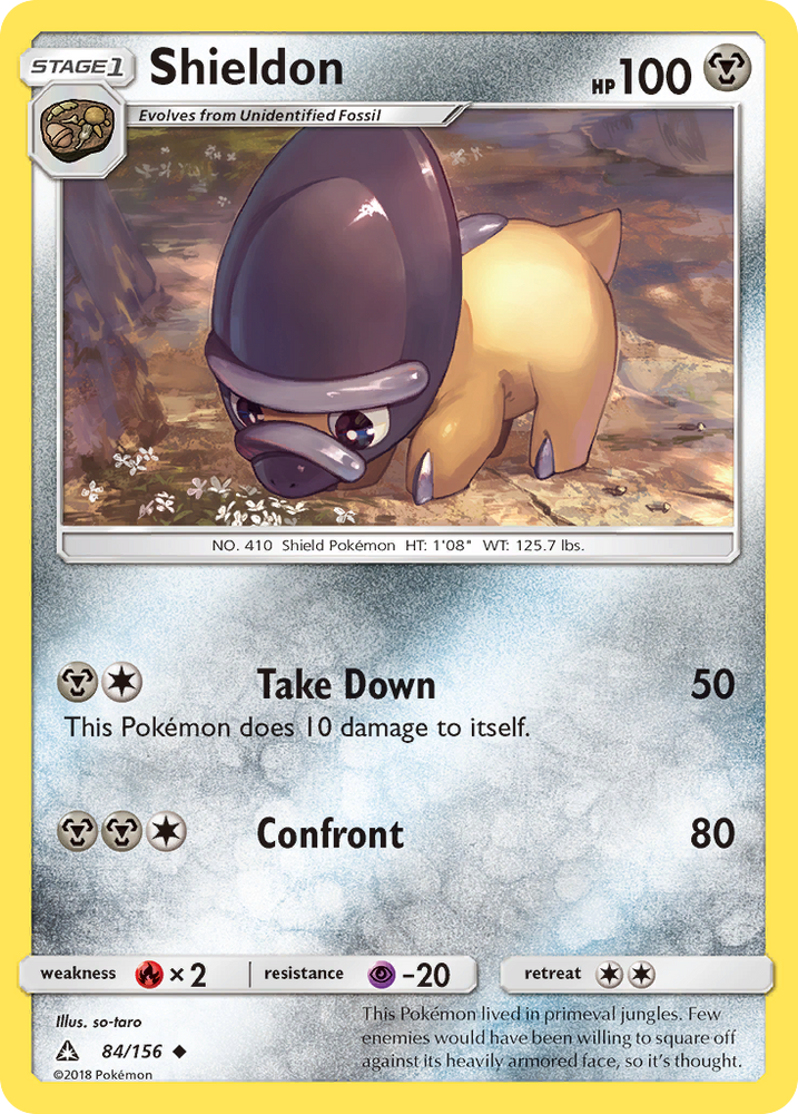 Pokemon | Shieldon (84/156) [Sun & Moon: Ultra Prism] | The Nerd Merchant