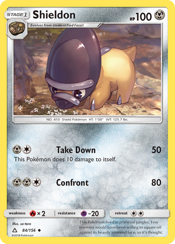 Pokemon | Shieldon (84/156) [Sun & Moon: Ultra Prism] | The Nerd Merchant