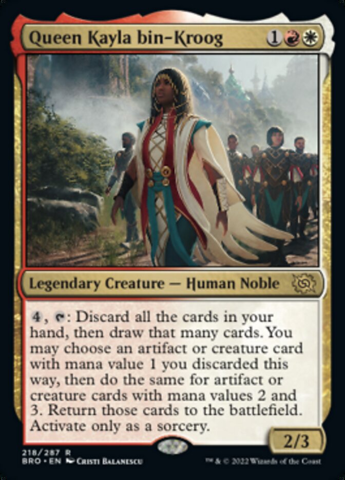 Magic | Queen Kayla bin-Kroog [The Brothers' War] | The Nerd Merchant