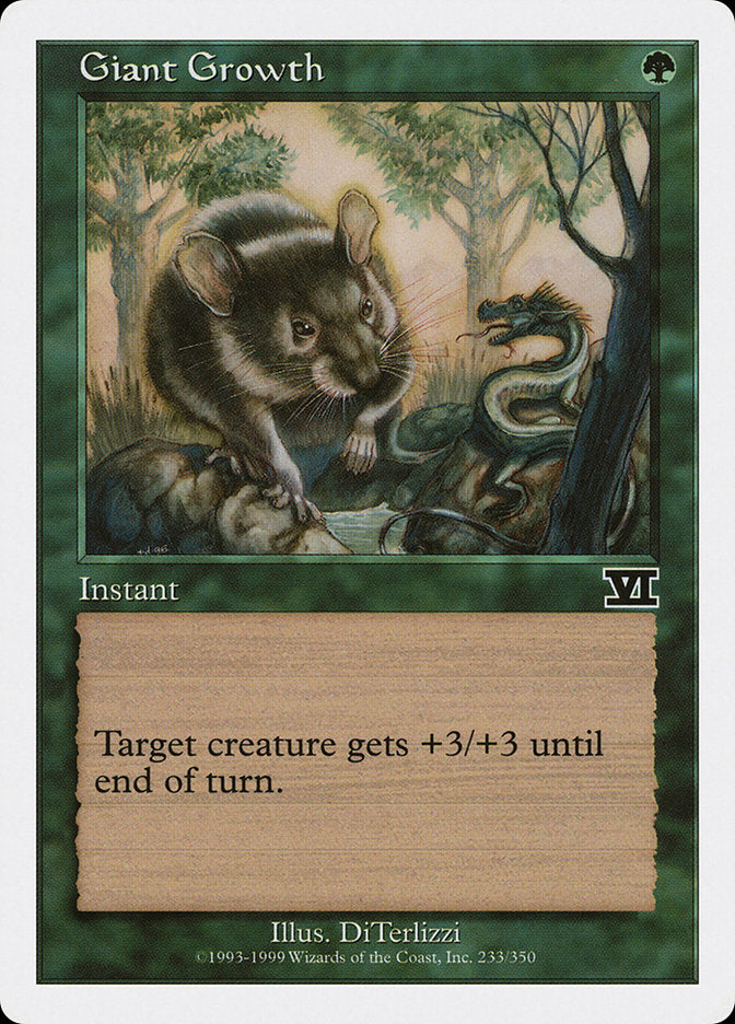 Magic | Giant Growth [Classic Sixth Edition] | The Nerd Merchant